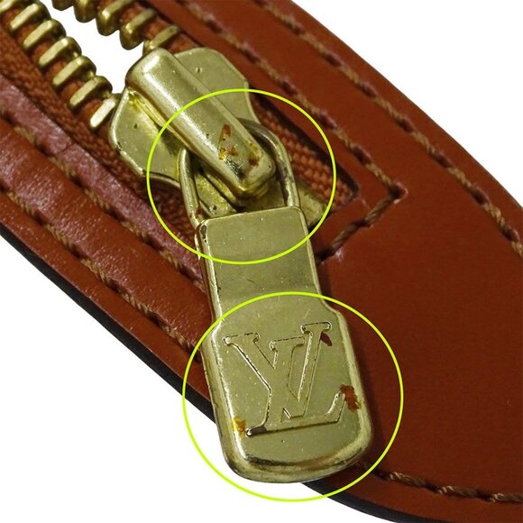 LOUIS VUITTON Brown Leather Bag - Picture 13 of 16